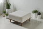 Atelier Del Sofa Puff Texturizado Coco Blanco